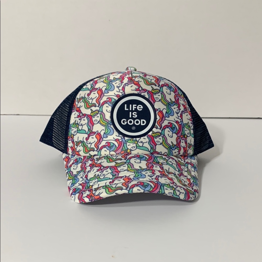 Life Is Good Kid’s Blue Unicorn Hat